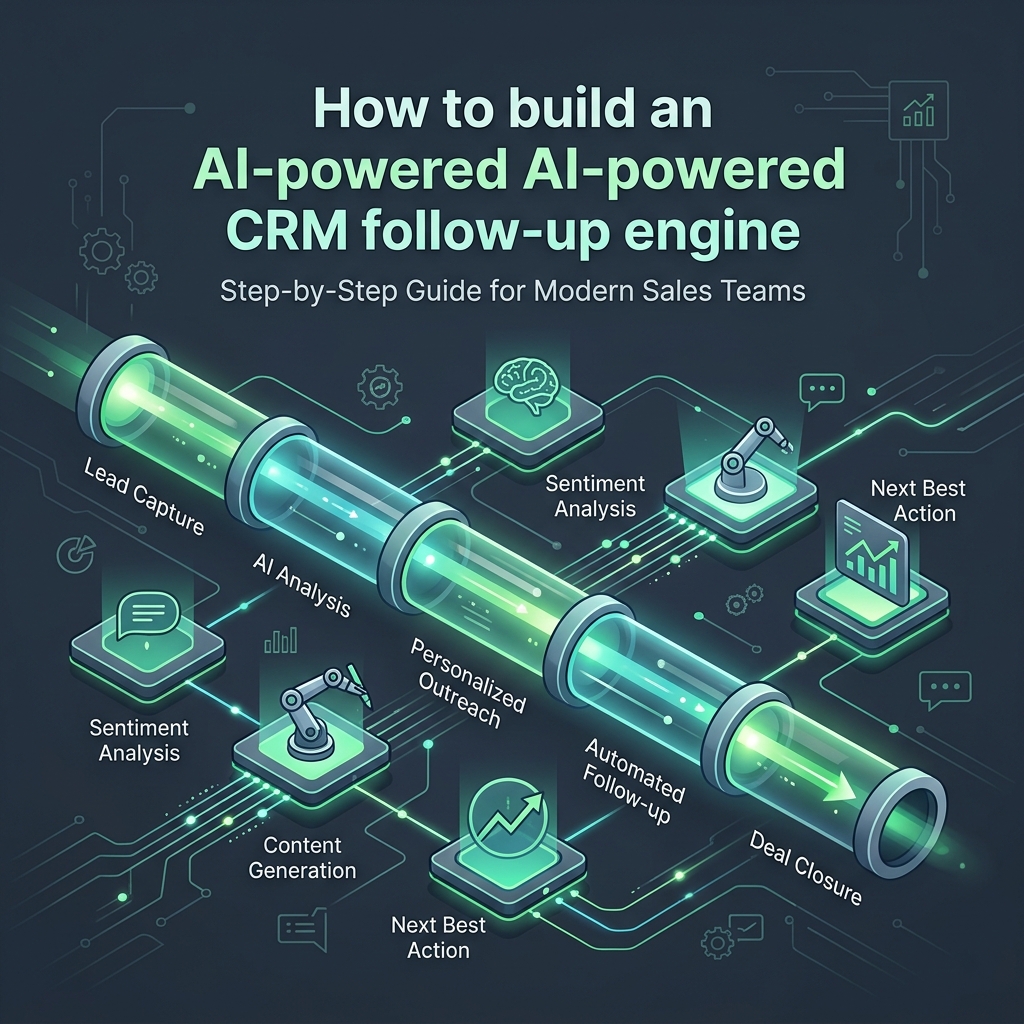 AI-powered CRM follow-up engine workflow