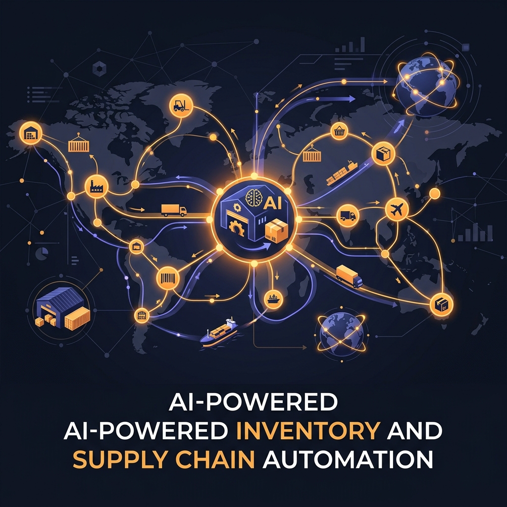 AI inventory and supply chain automation network