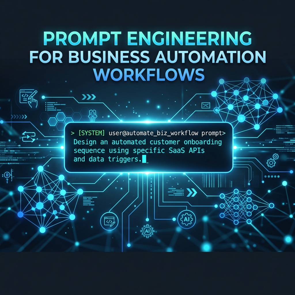 Prompt engineering for business automation